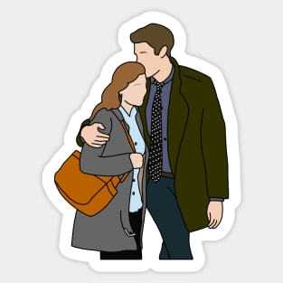 Jim and Pam Sticker